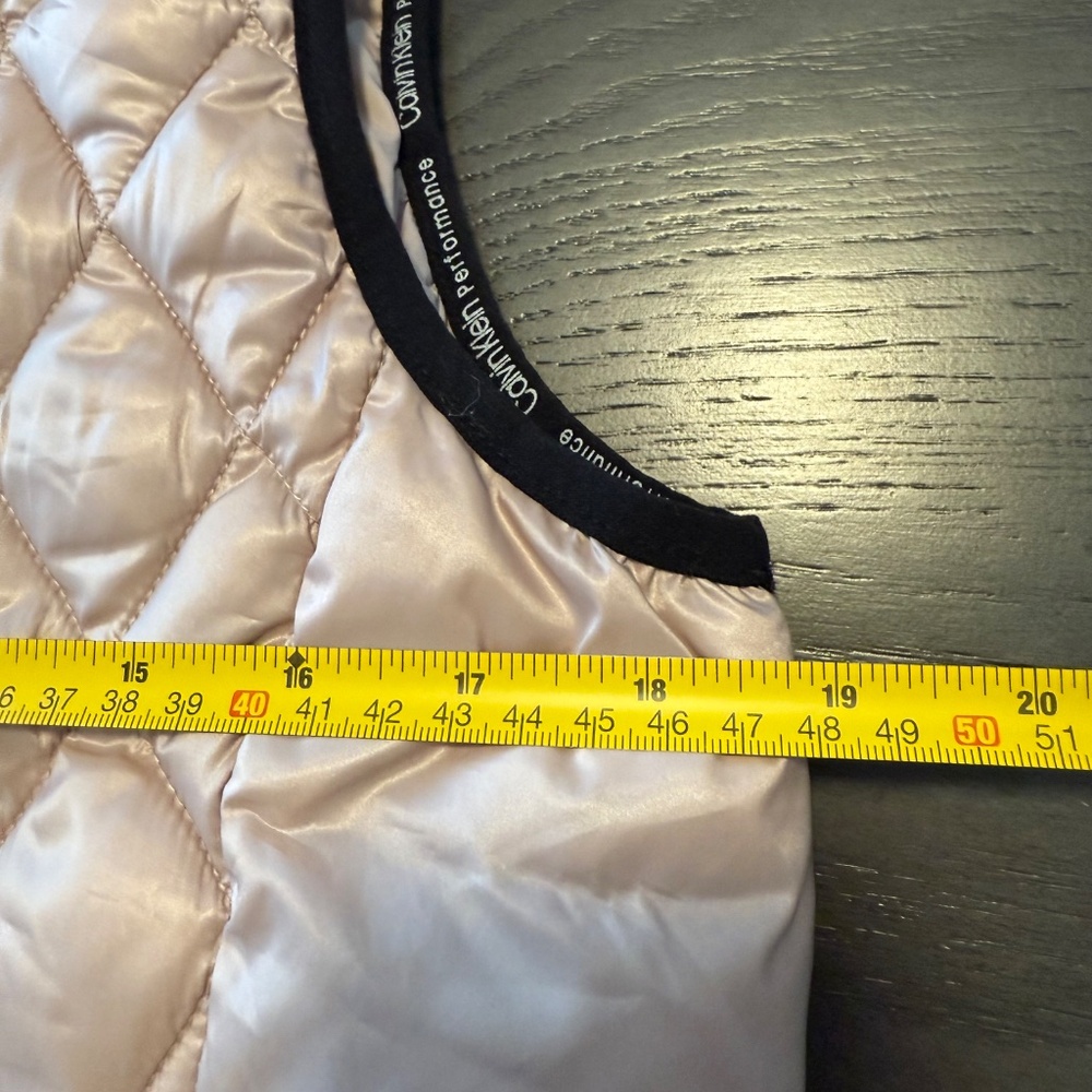 Calvin Klein Performance Women’s Pink Sleeveless Puffer Vest‎ Size L - Picture 6 of 10